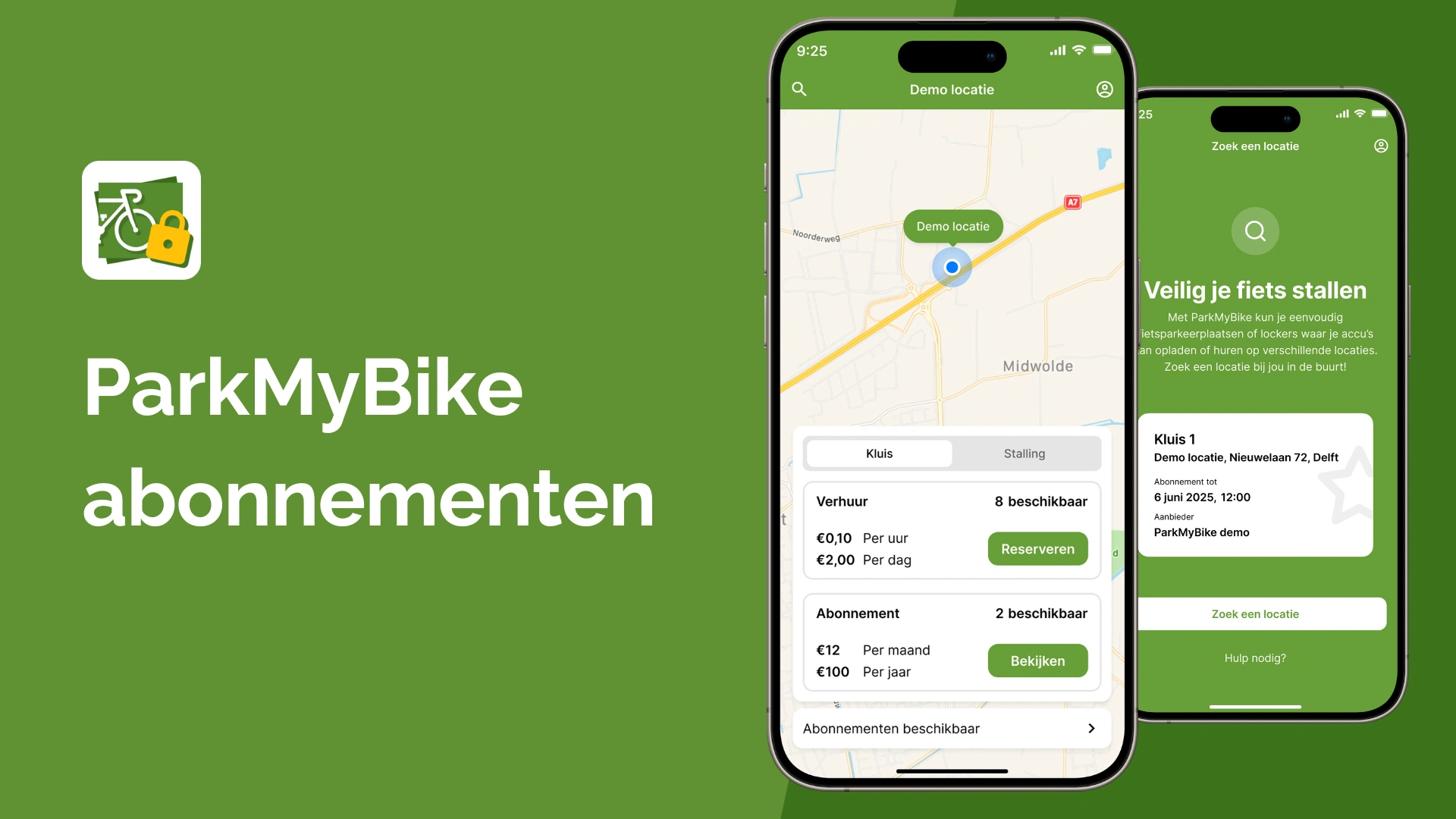 ParkMyBike Abonnementen