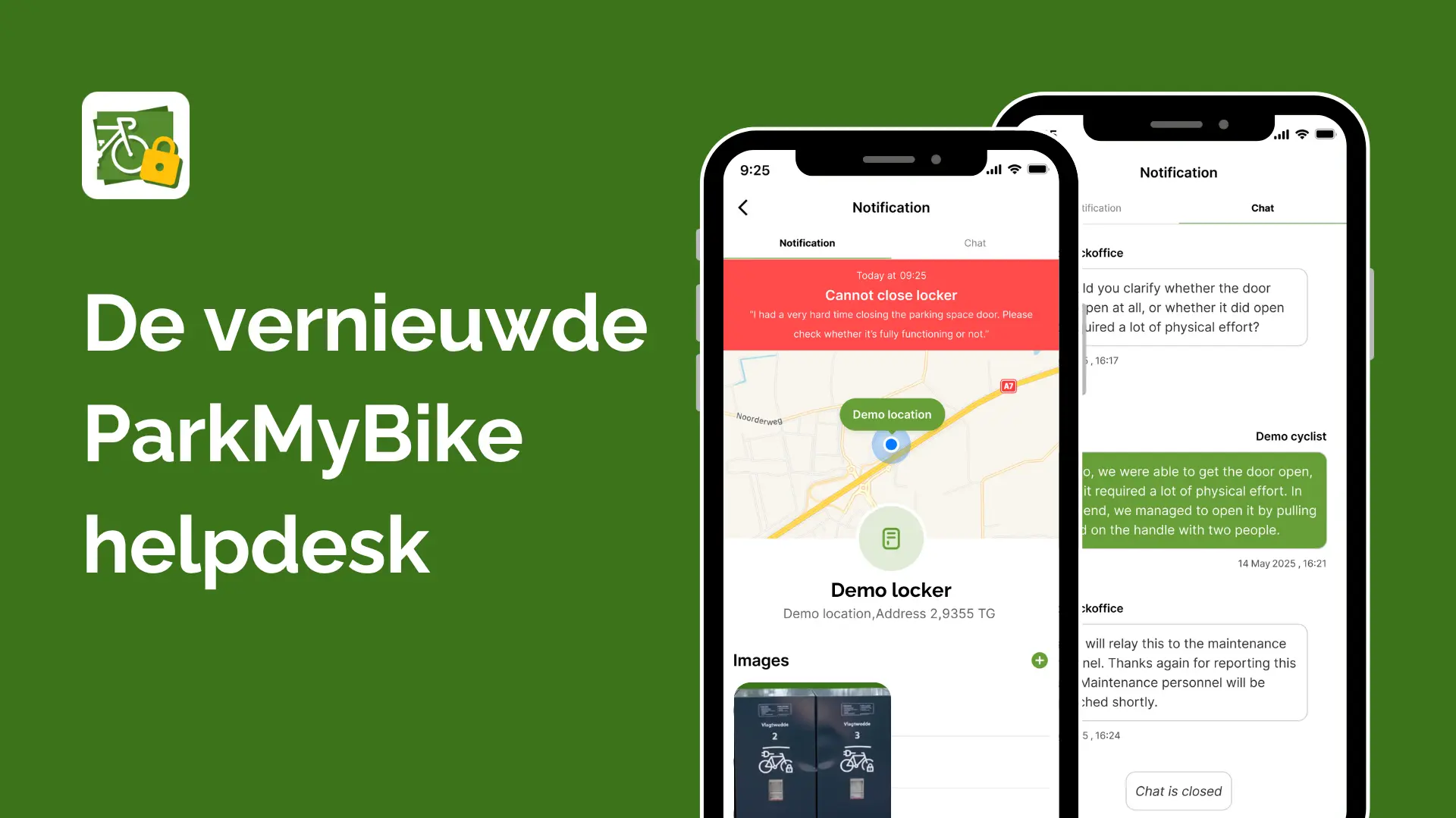 De vernieuwde ParkMyBike helpdesk