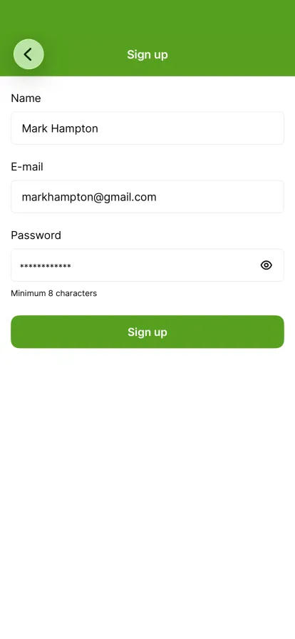Create your account