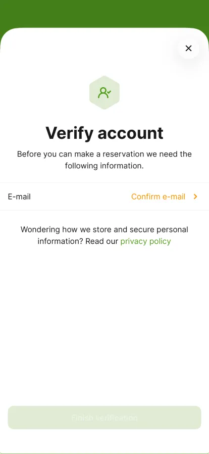 Open the verification