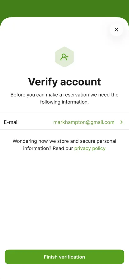 Finish the verification