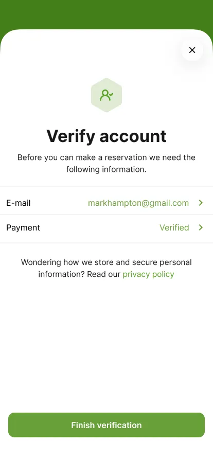 Finish the verification