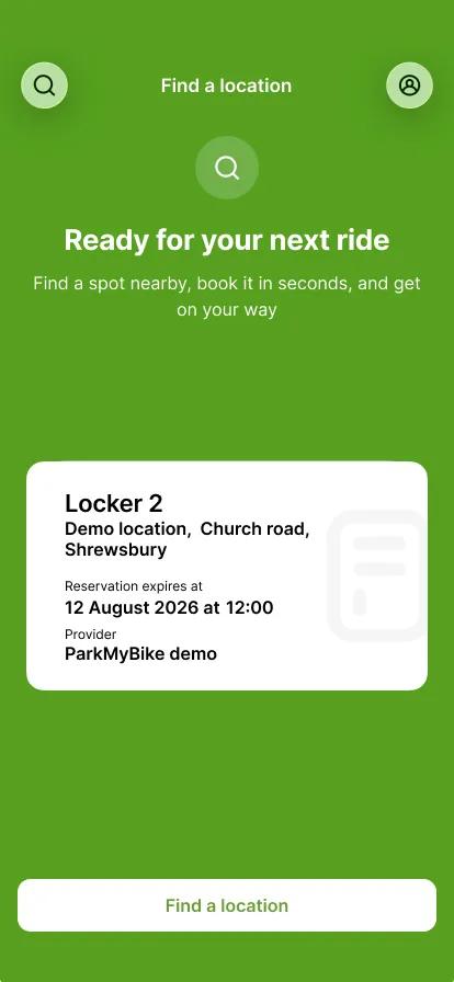 Your locker is booked