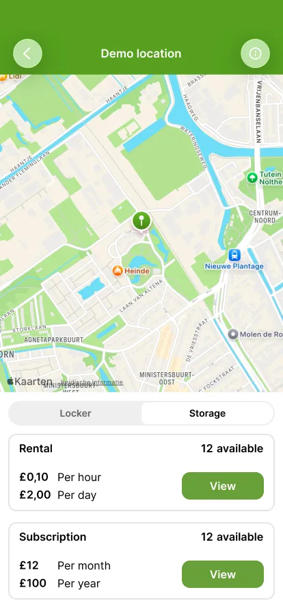 Go to Storage