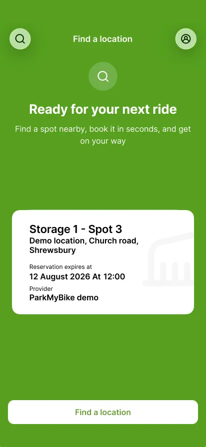 Your spot is booked
