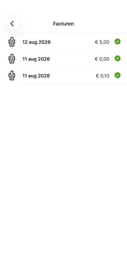 De kosten zijn voldaan