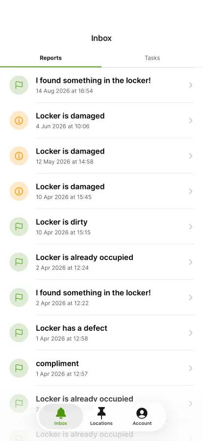 Enable a locker