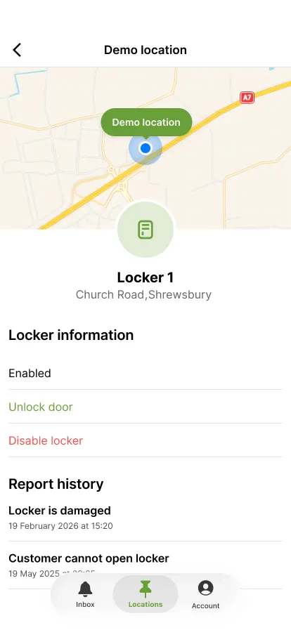 Disable the locker